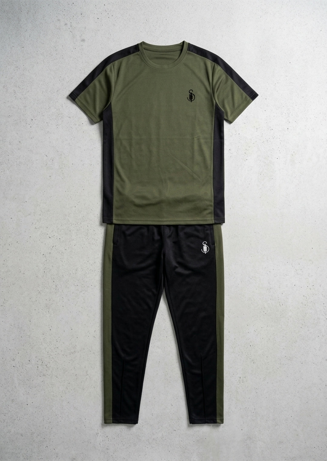 Soliches – Premium Olive Athletic Outfit – Modern Comfort Wear