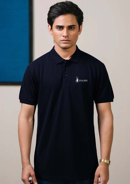 Soliches Premium Navy Polo T-Shirt