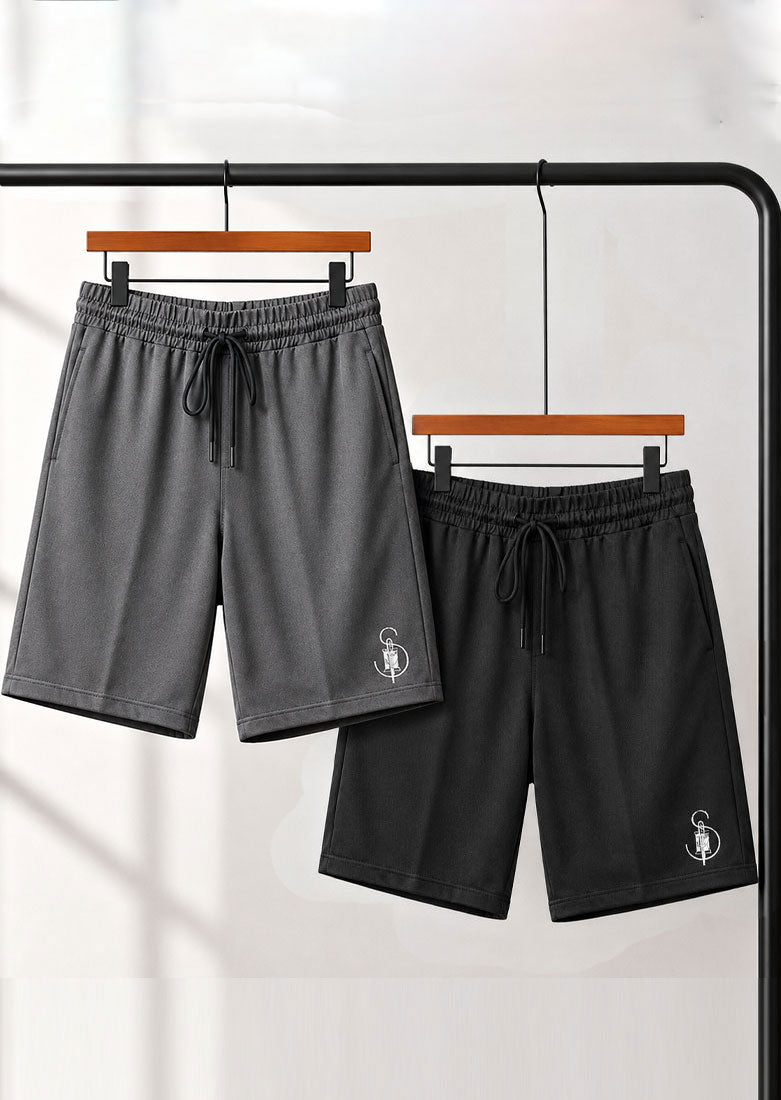 Bundle Of 2 Grey & Black Dr-Fit Shorts - Soliches