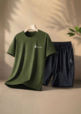 Soliches – Olive Dri-Fit Performance Gym Set