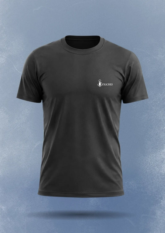 Soliches Performance Dri-Fit T-Shirt – Black | Lightweight Sports & Gym Tee for Men