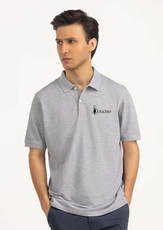 Soliches Premium Hyder Grey Polo T-Shirt