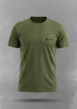 Soliches Performance Dri-Fit T-Shirt – Olive | Lightweight Sports & Gym Tee for Men