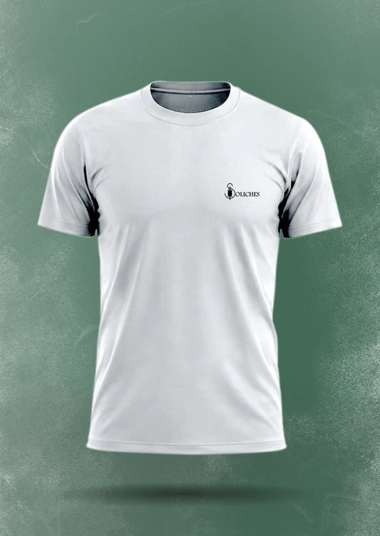 Soliches Performance Dri-Fit T-Shirt – White| Lightweight Sports & Gym Tee for Men
