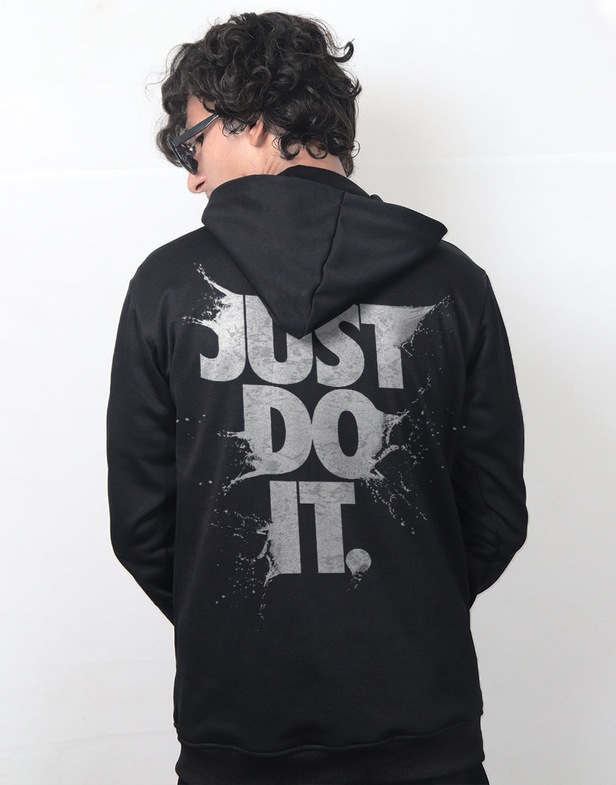 Just Do It Back Printed Hoodie