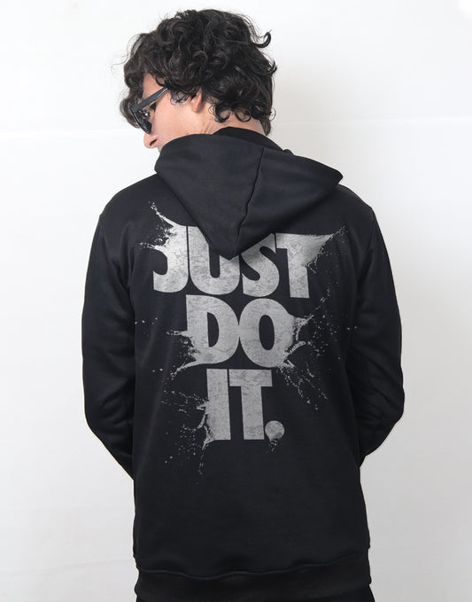 Just Do It Back Printed Hoodie