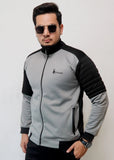 Puffer Arm Zip up Jacket
